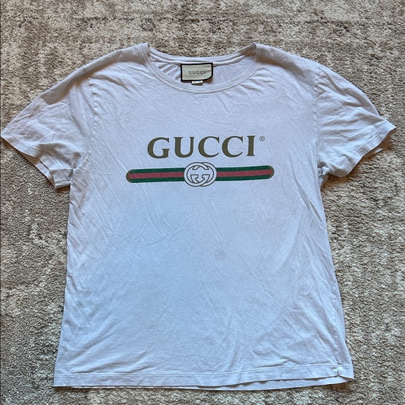 Gucci Logo Graphic T-Shirt - Picture 1 of 4